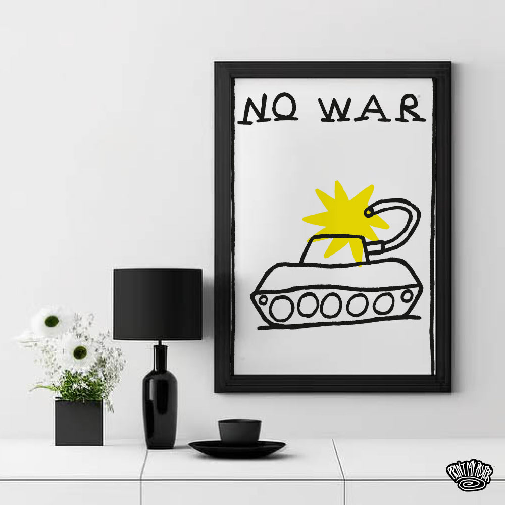 Quotes Poster - No War.