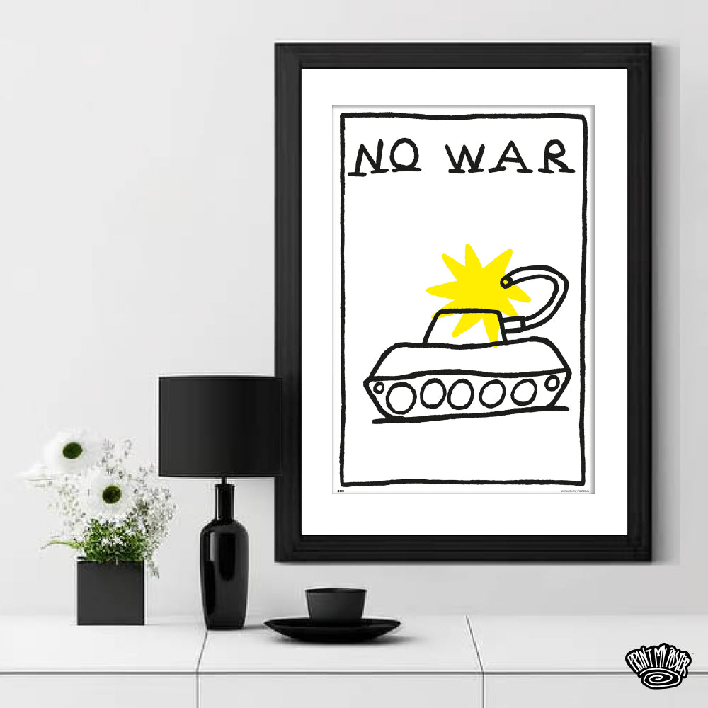 Quotes Poster - No War.