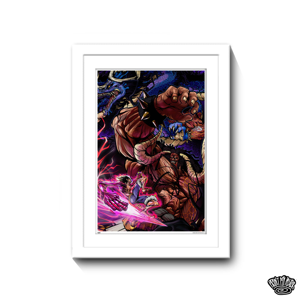One Piece Poster - Luffy vs Kaido