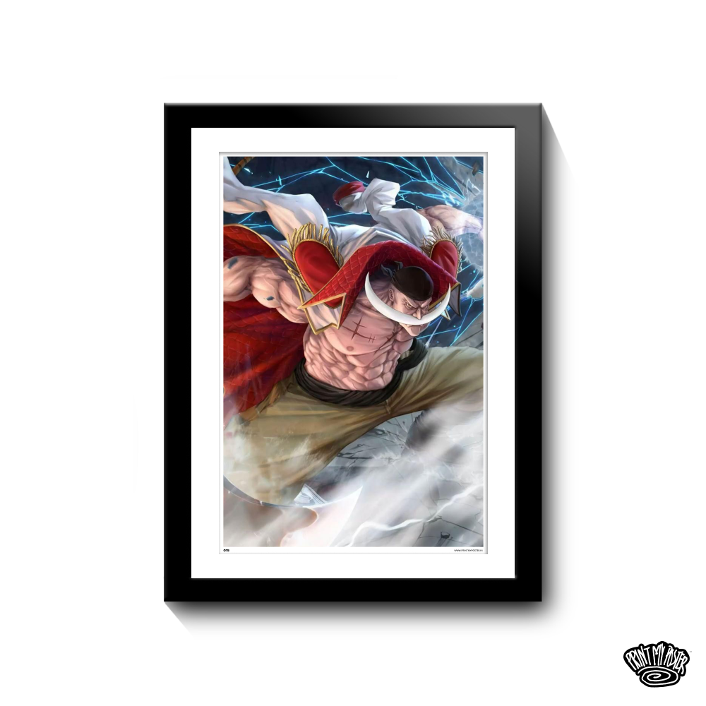 One Piece Poster - The Man with the strongest Devil Fruit: Whitebeard