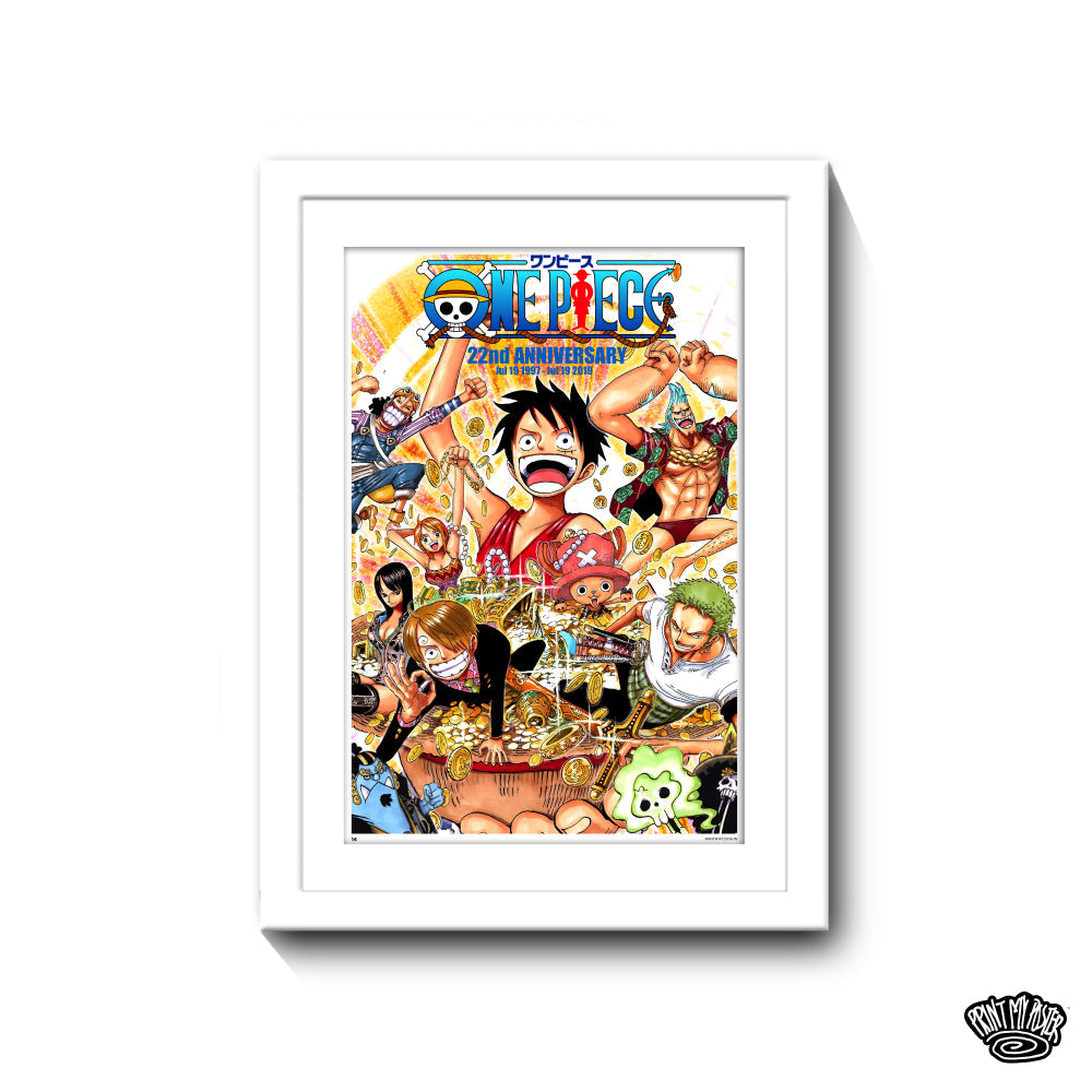 One Piece Poster - Mugiwara no Ichimi (22nd Anniversary)