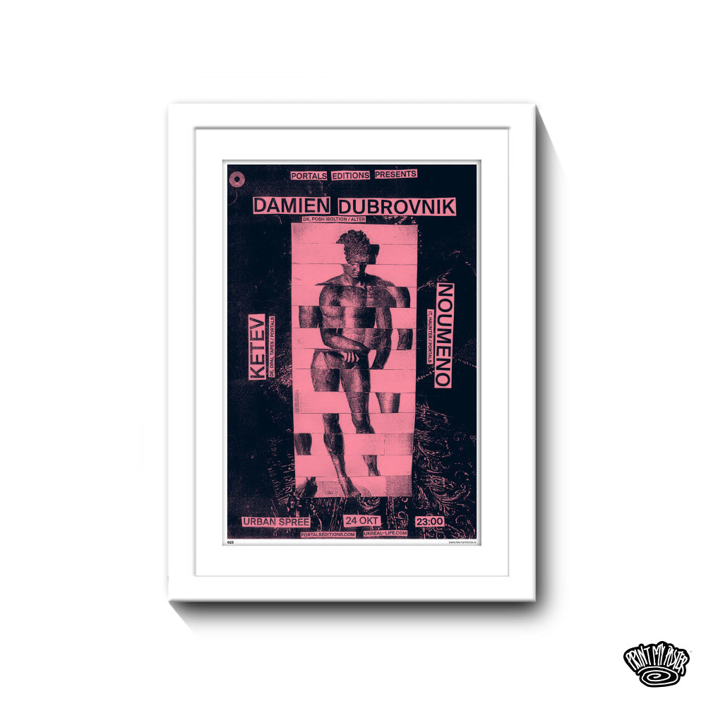 Abstract Art Poster - DAMIEN DUBROVNIK