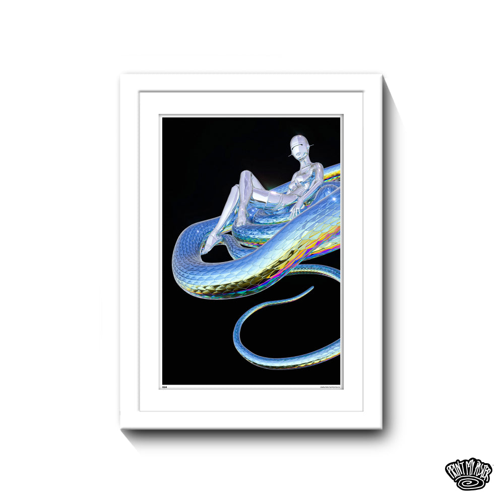 Abstract Art Poster - Hajime Sorayama - Sexy Robot