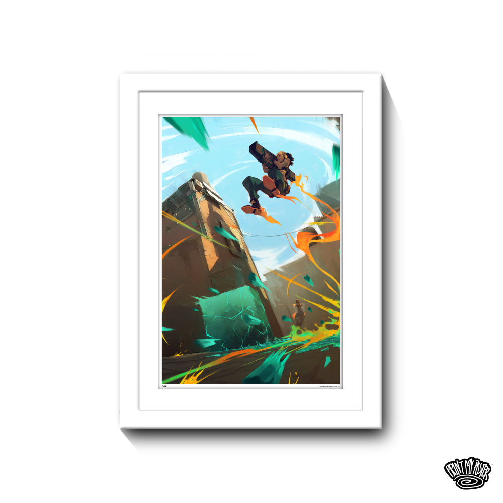 Valorant Poster - Raze V/S Sage Ultimate