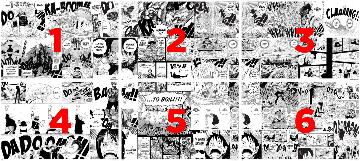 One Piece Poster - Epic Moments Poster (Collection of 6 posters)