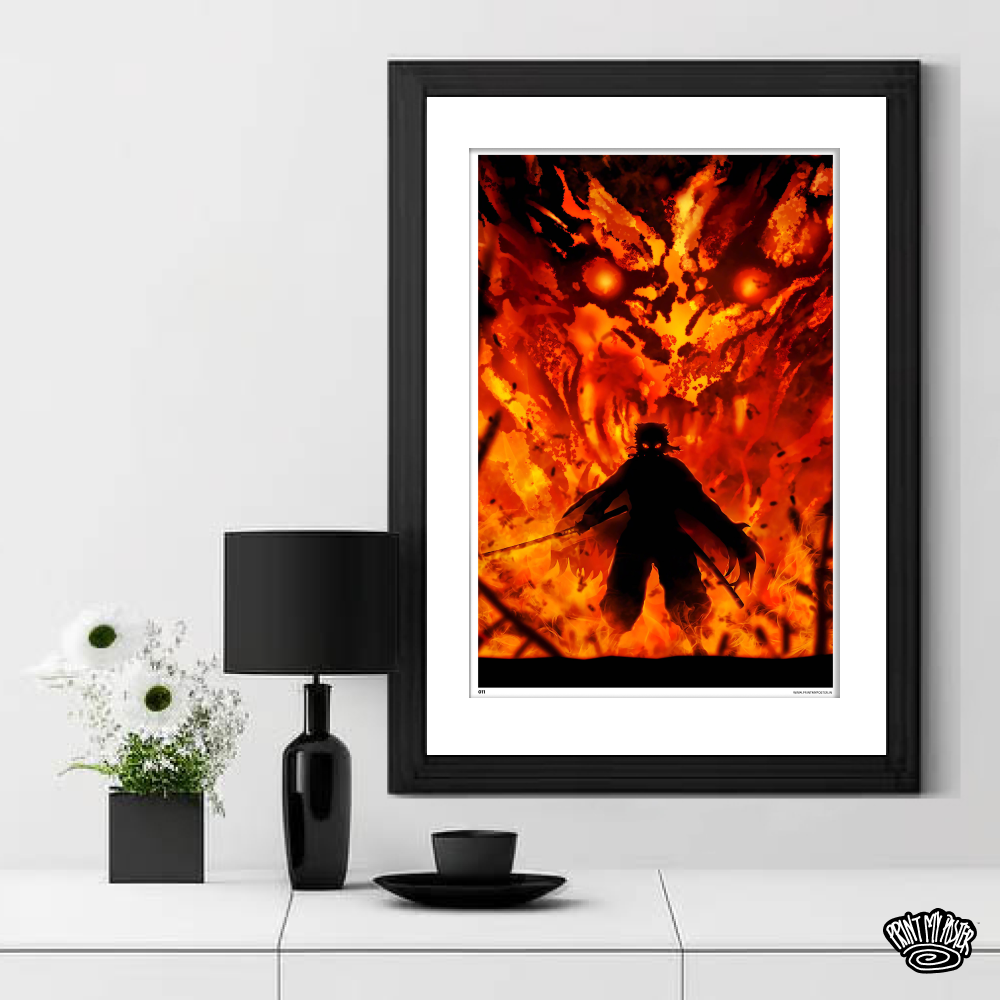 Demon Slayer: Kimetsu no Yaiba - Rengoku Poster