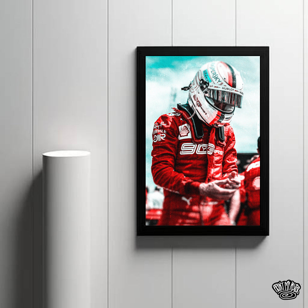 F1 Poster - Sebastian Vettel II