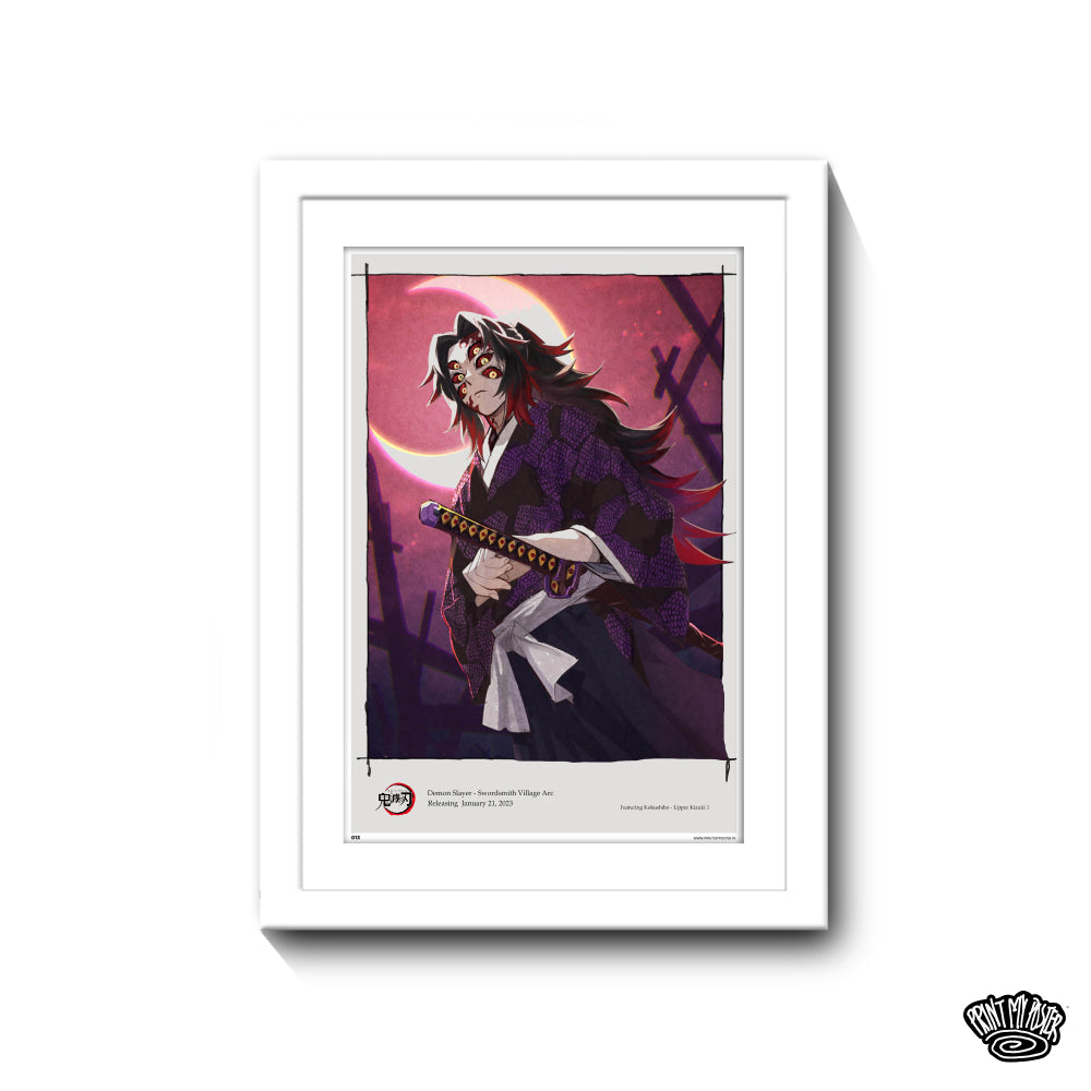 Demon Slayer: Kimetsu no Yaiba - Six eyed Kokushibo Poster