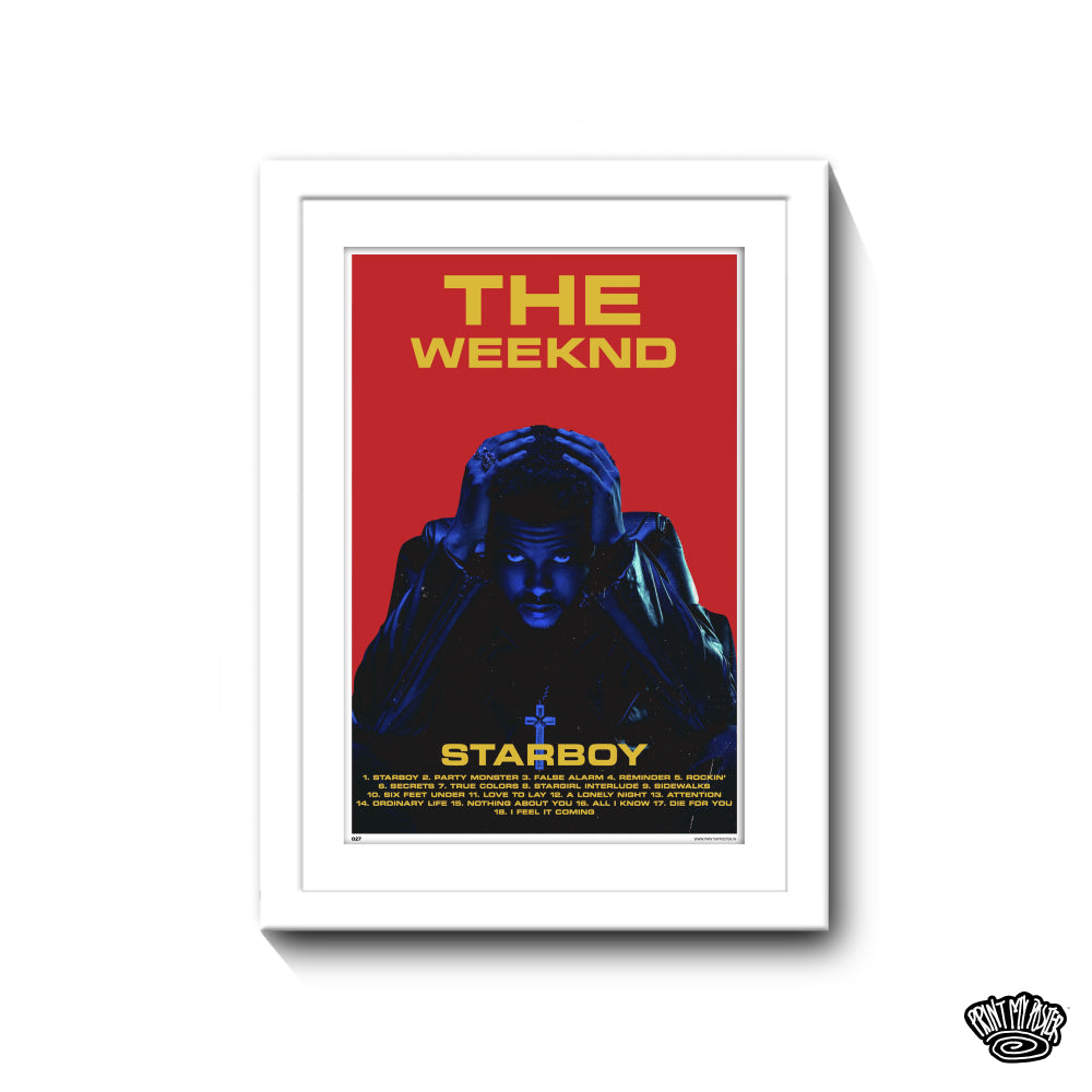 The Weeknd - Starboy Poster