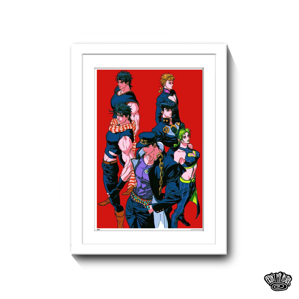 JoJo's Bizarre Adventure Poster - The Joestar Bloodline