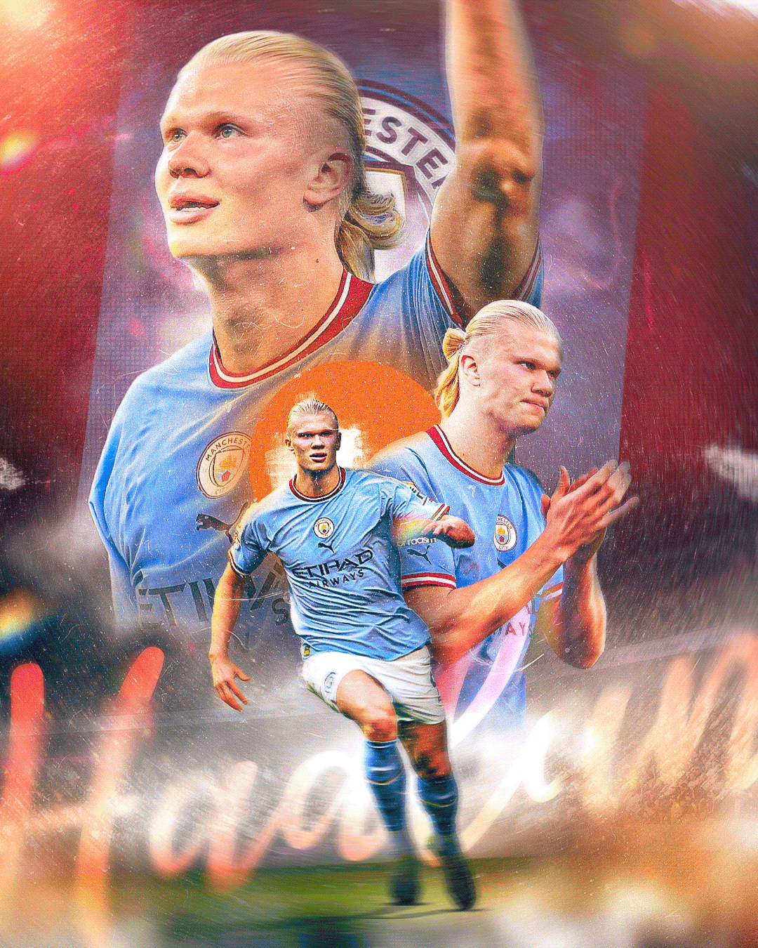 Football Poster - Haaland X