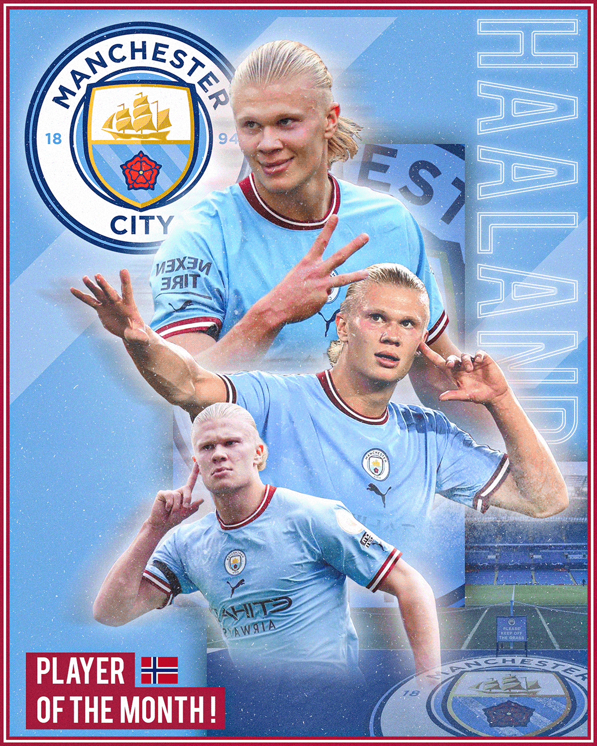 Football Poster - Haaland II