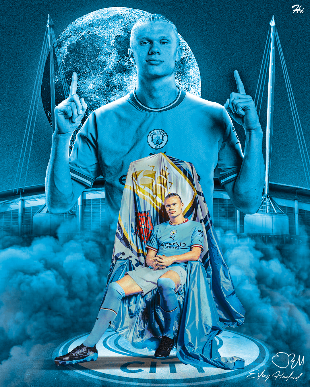 Football Poster - Haaland III