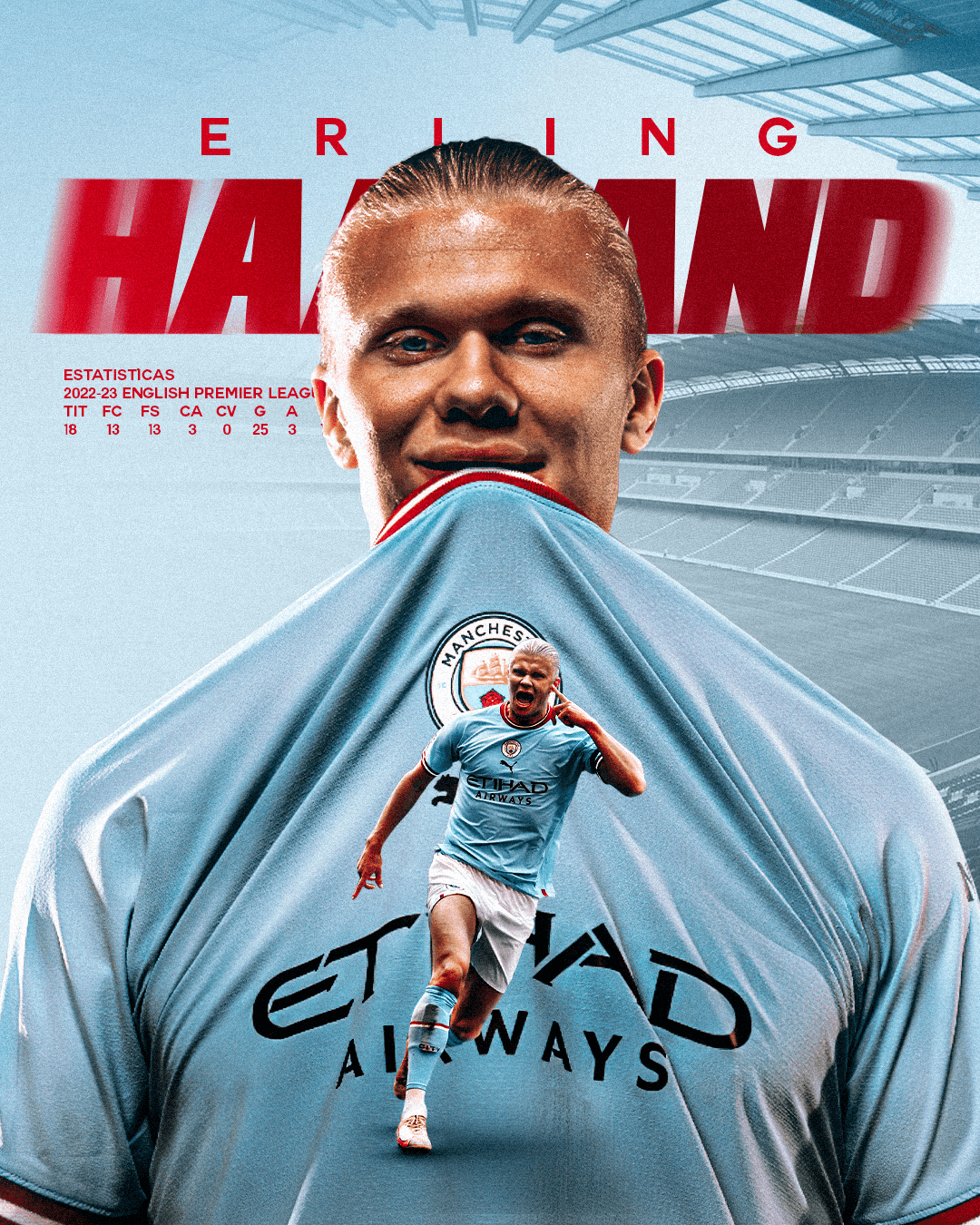 Football Poster - Haaland VII