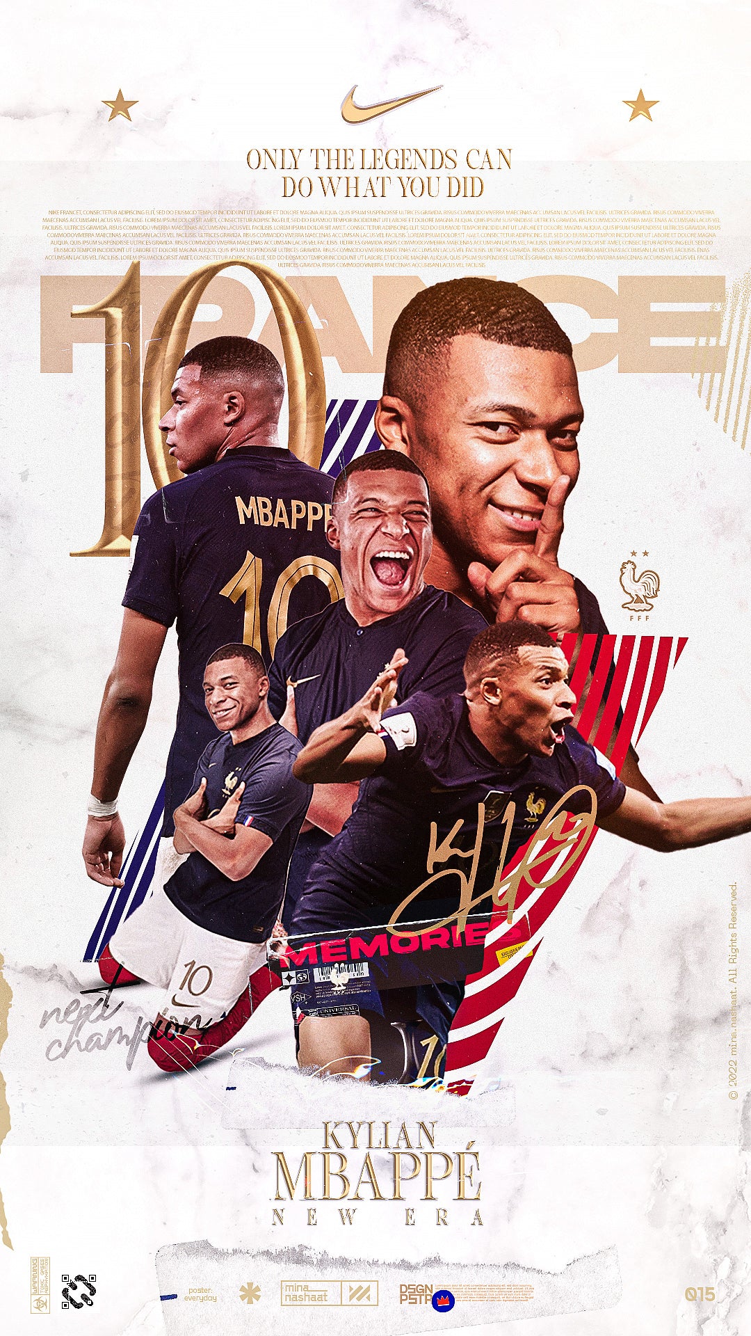 Football Poster - Mbappé II