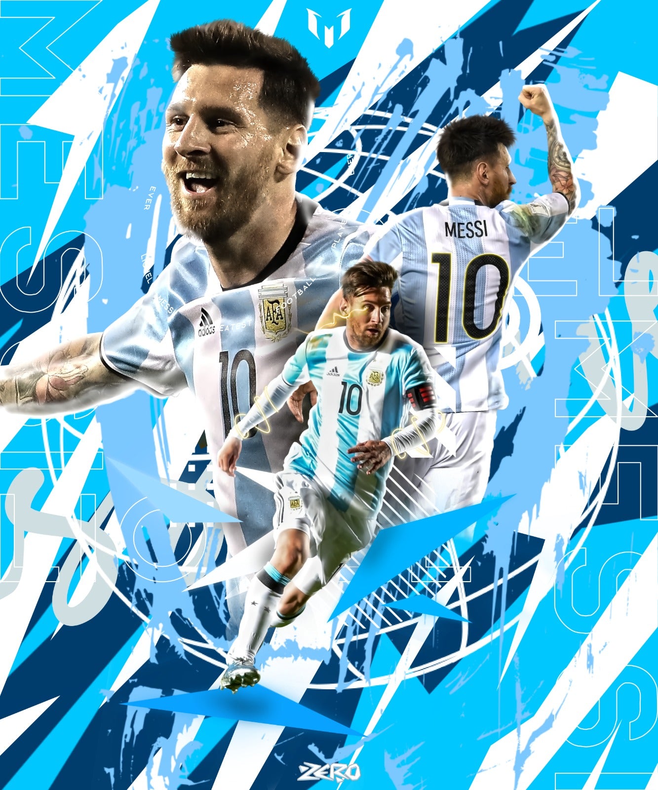 Football Poster - Messi x Argentina