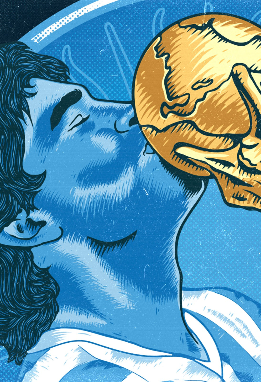 Football Poster - Diego Maradona