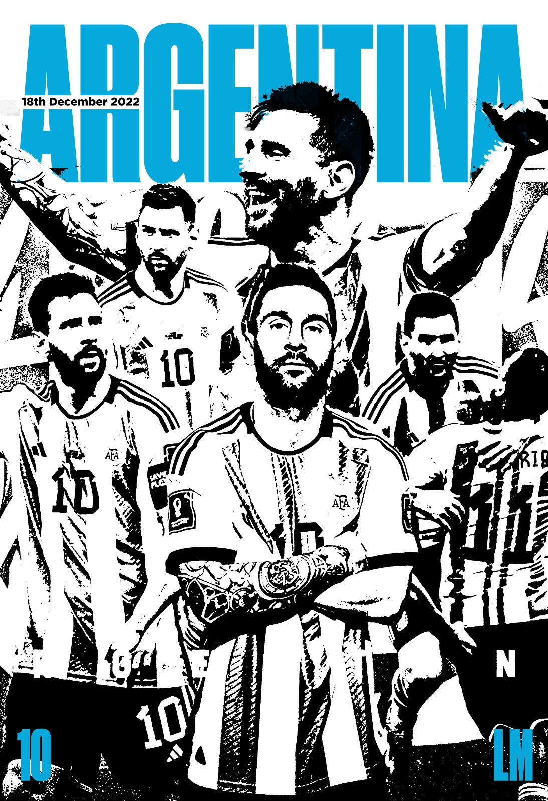 Football Poster - Lionel Messi II