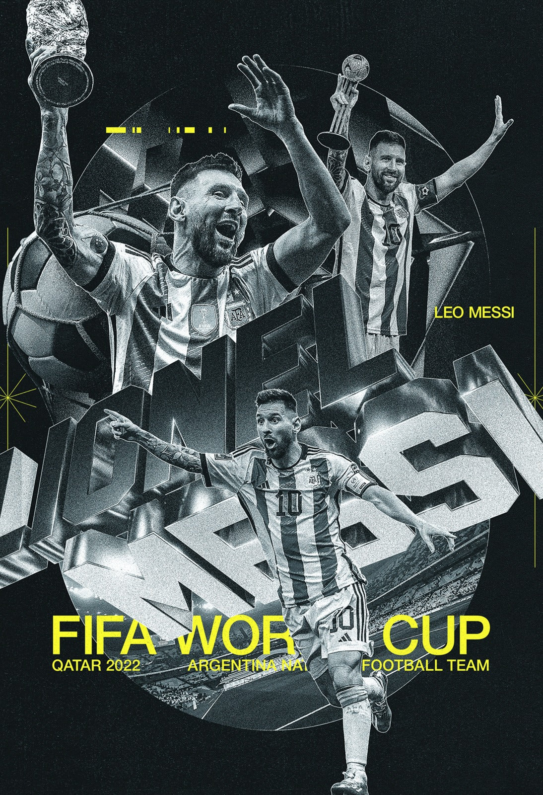 Football Poster - Lionel Messi IV