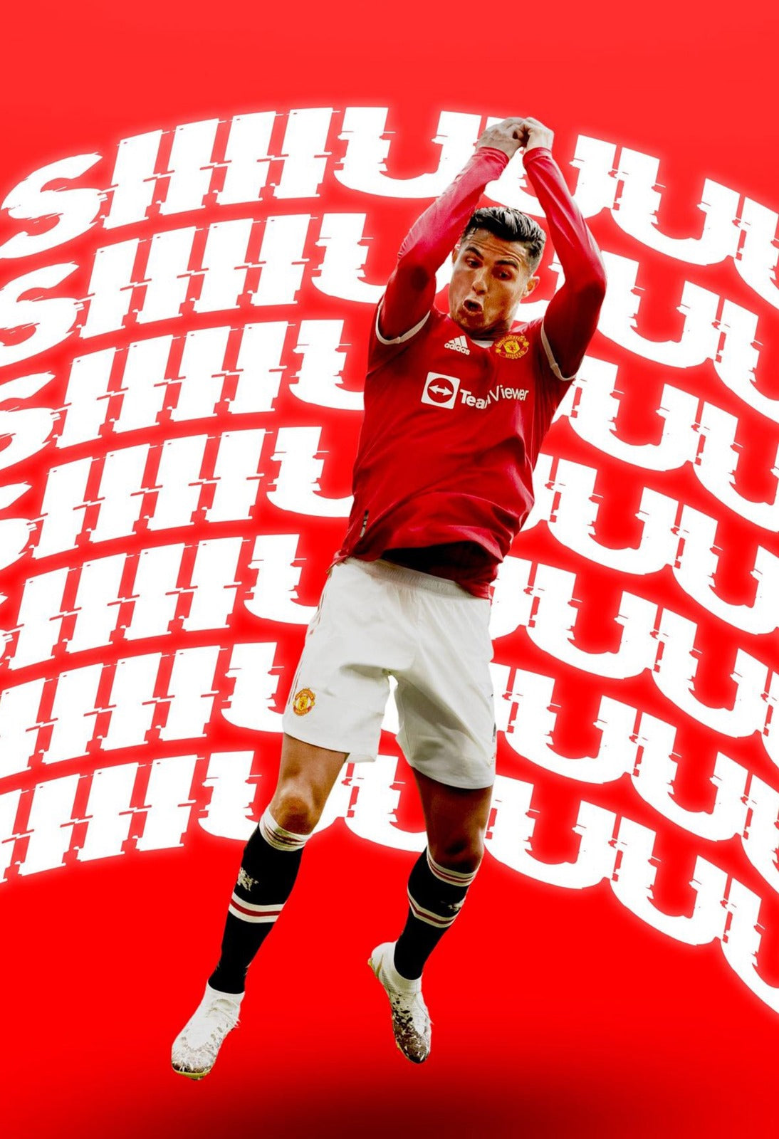 Football Poster - Ronaldo "SIIIIUUUUU"