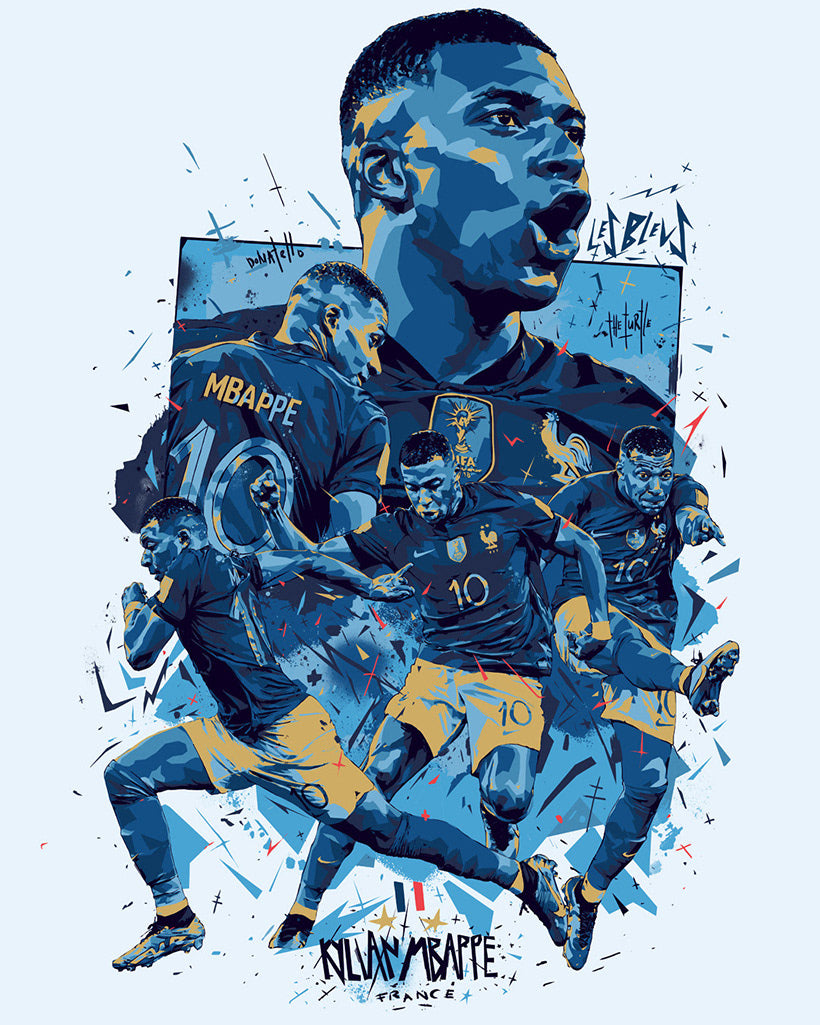 Football Poster - Mbappé IV
