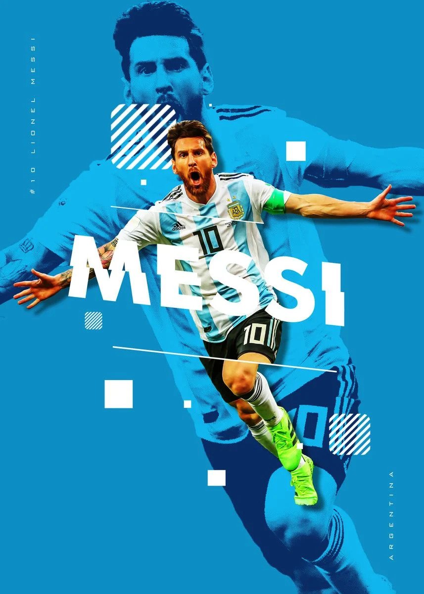 Football Poster - Messi x Argentina III