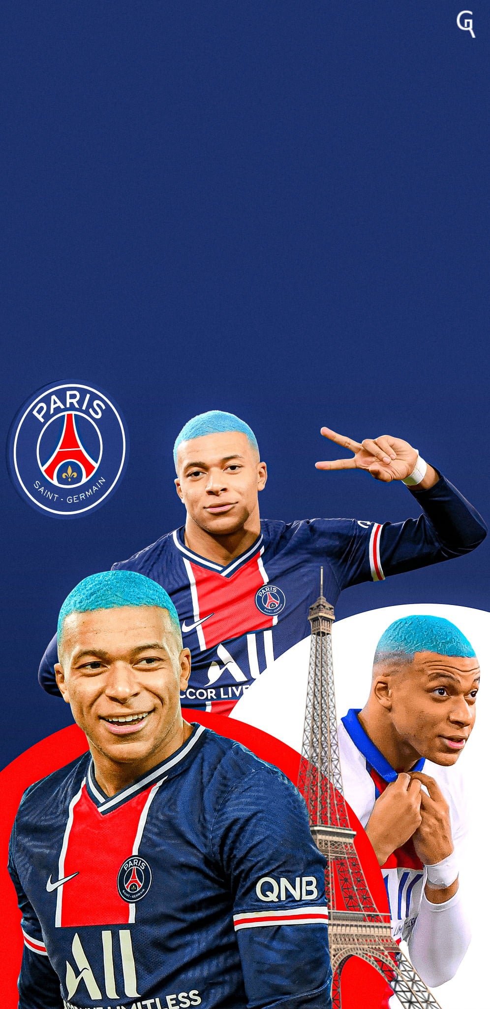 Football Poster - Mbappé VII
