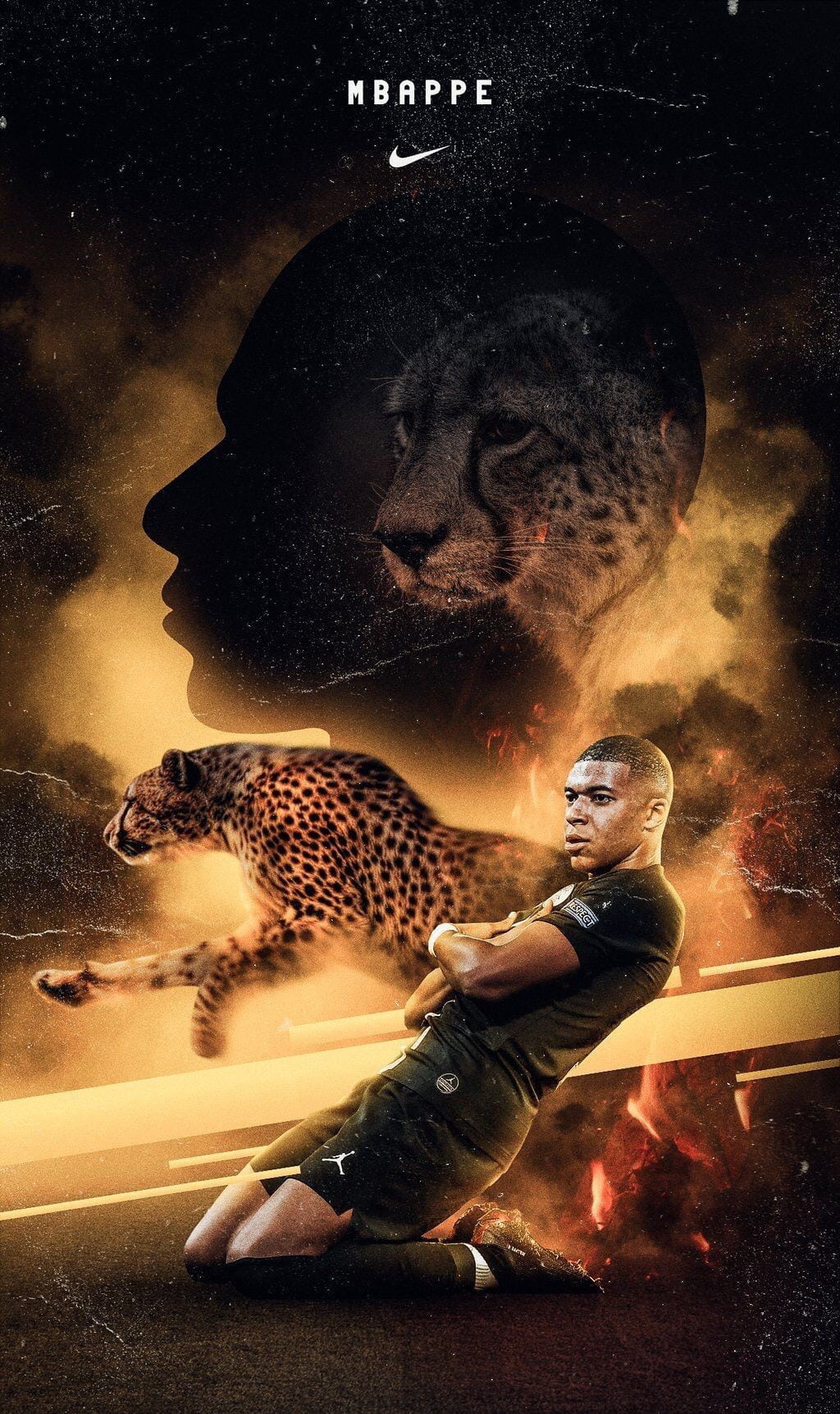 Football Poster - Mbappé IX