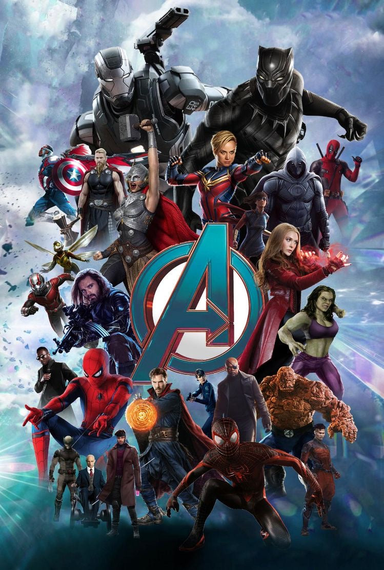 All superheros of MCU going into Action