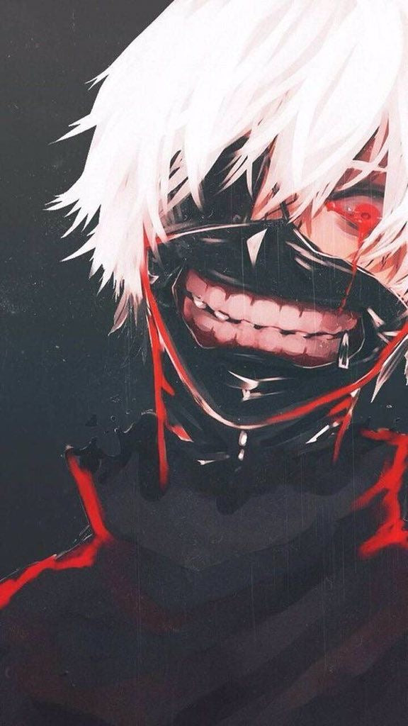 Ken Kaneki from Tokyo Ghoul after going through all the torture.