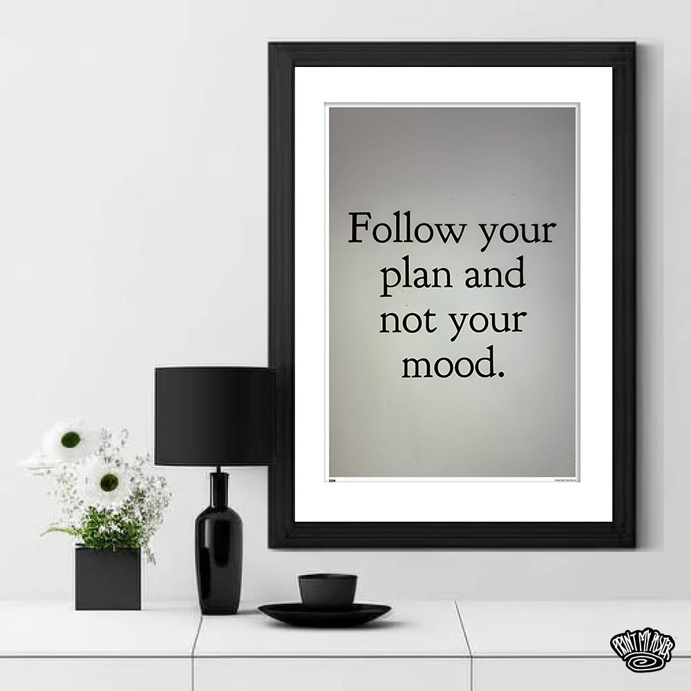 Follow Your Plan