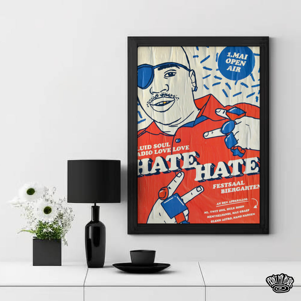 Abstract Art - Hate Hate