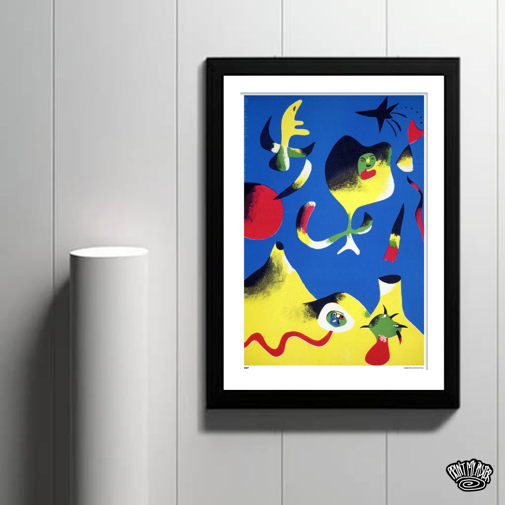 Abstract Art  - Joan Miró - The Air