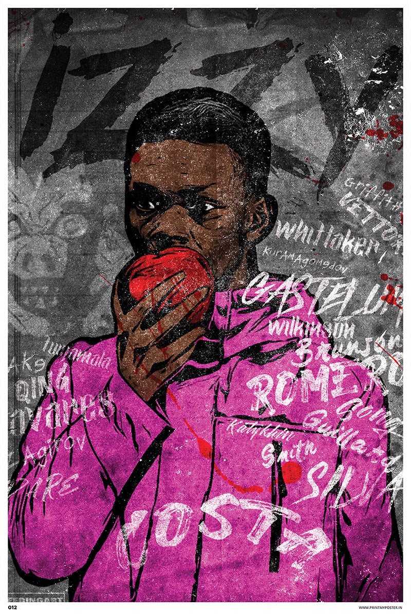 UFC Poster - Israel Adesanya