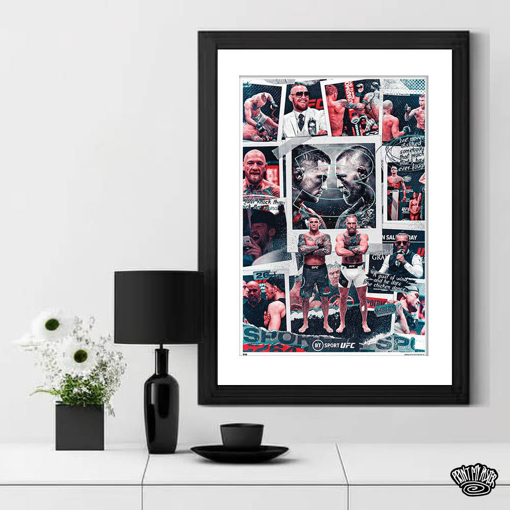 UFC Poster - Dustin Poirier x Conor McGregor