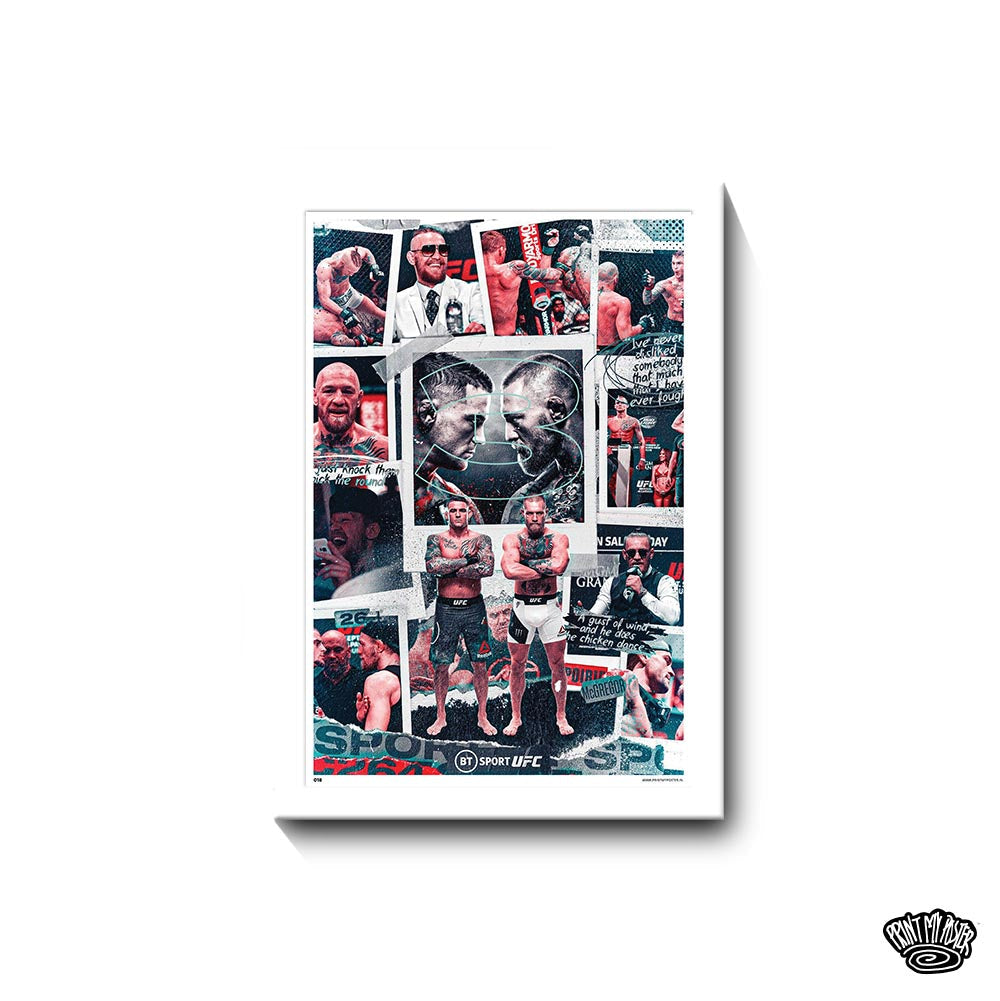 UFC Poster - Dustin Poirier x Conor McGregor