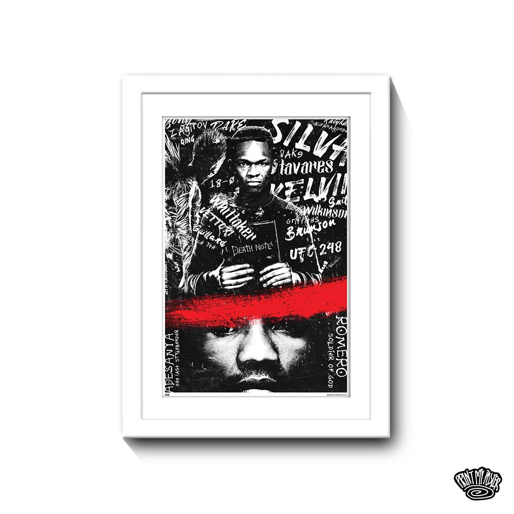 UFC Poster - Israel Adesanya