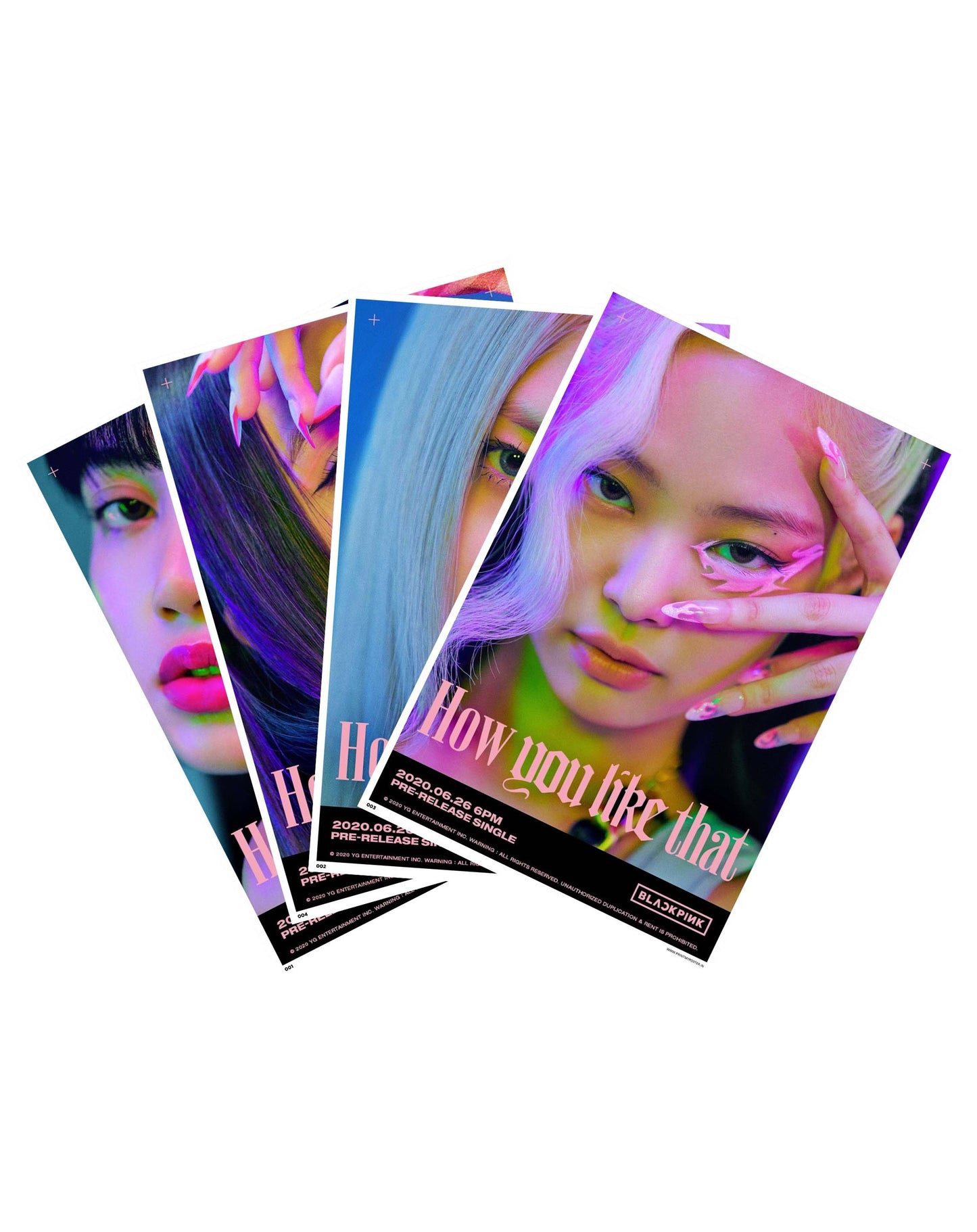 BLACKPINK - How You Like That (4 Posters)