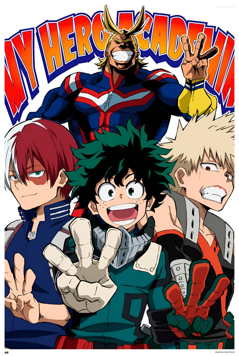 My Hero Academia - Midoriya, Todoroki, Bakugo