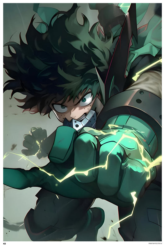 My Hero Academia - Deku Action Poster