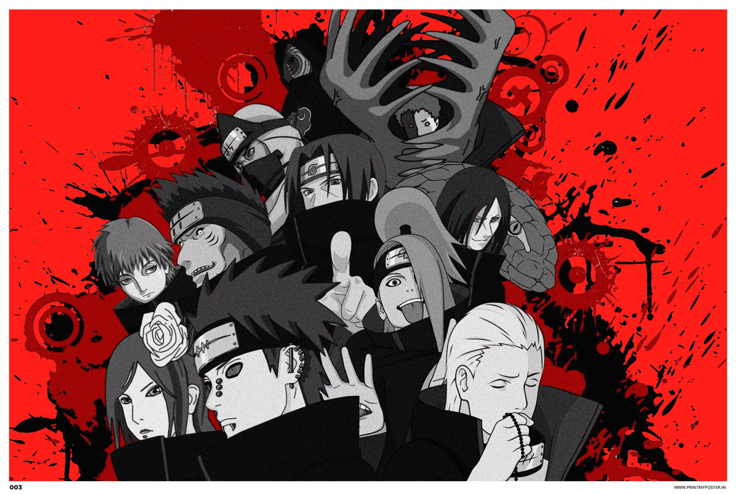 Naruto - Akatsuki Clan (Landscape)