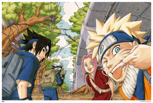 Naruto - Naruto, Sakura, Sasuke & Kakashi II