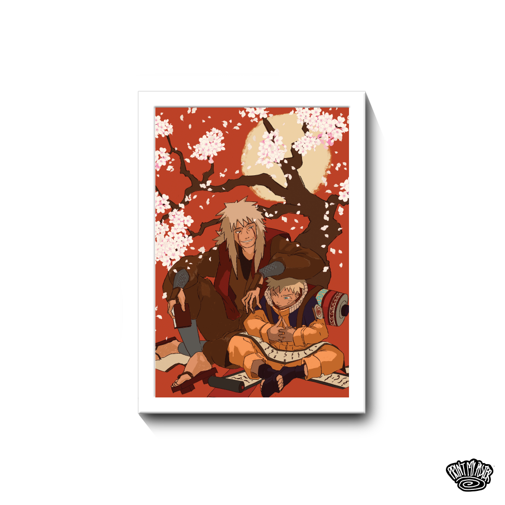 Naruto & Jiraya: Father Son Bond - by Bison