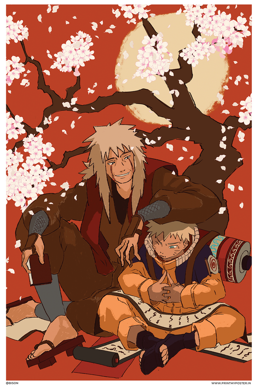 Naruto & Jiraya: Father Son Bond - by Bison