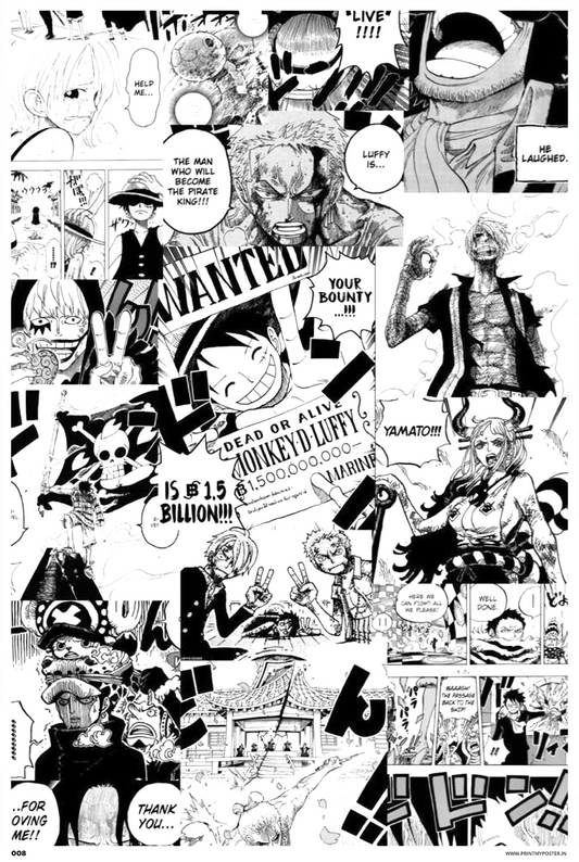 One Piece - Epic Moments Manga Poster