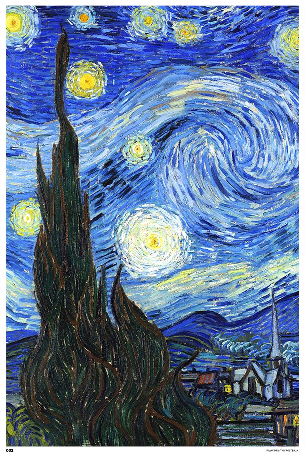 Abstract Art - The Starry Night