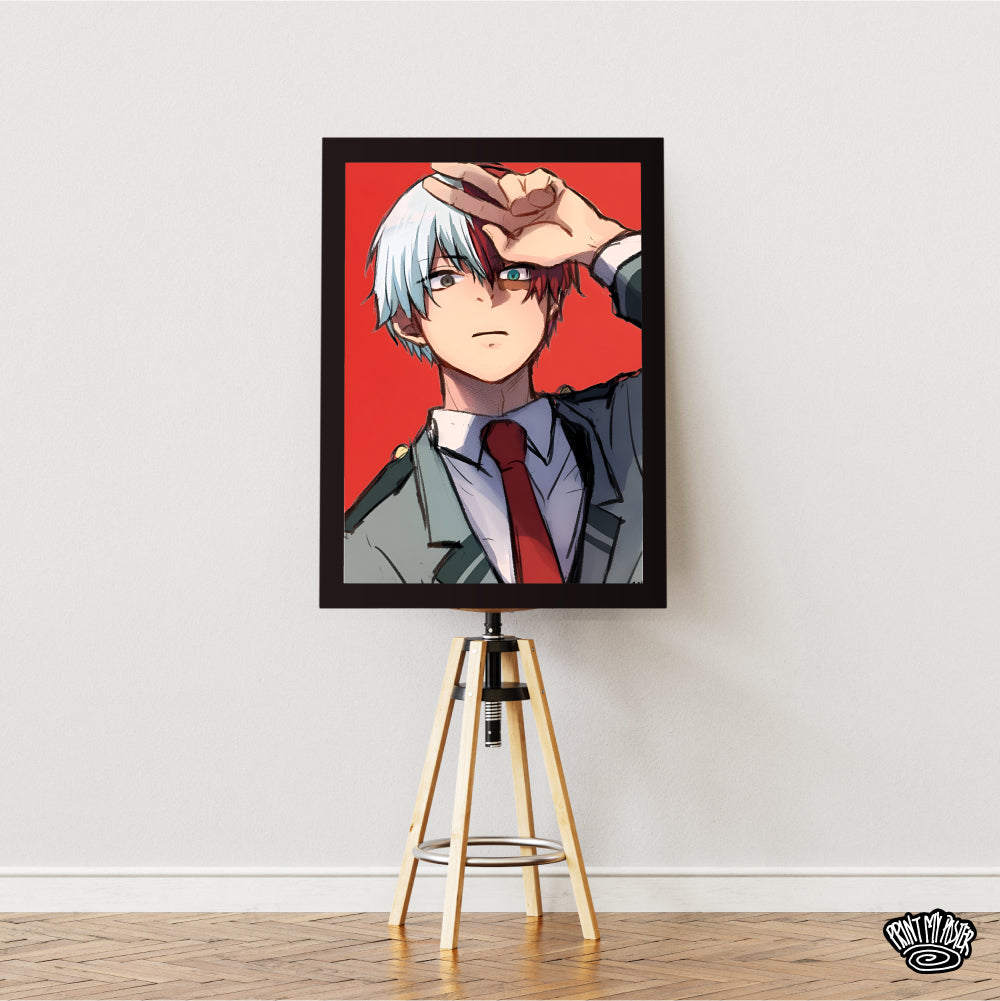 My Hero Academia Poster - Shoto Todoroki
