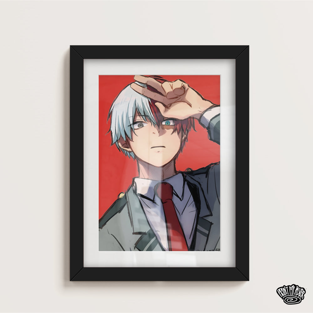 My Hero Academia Poster - Shoto Todoroki